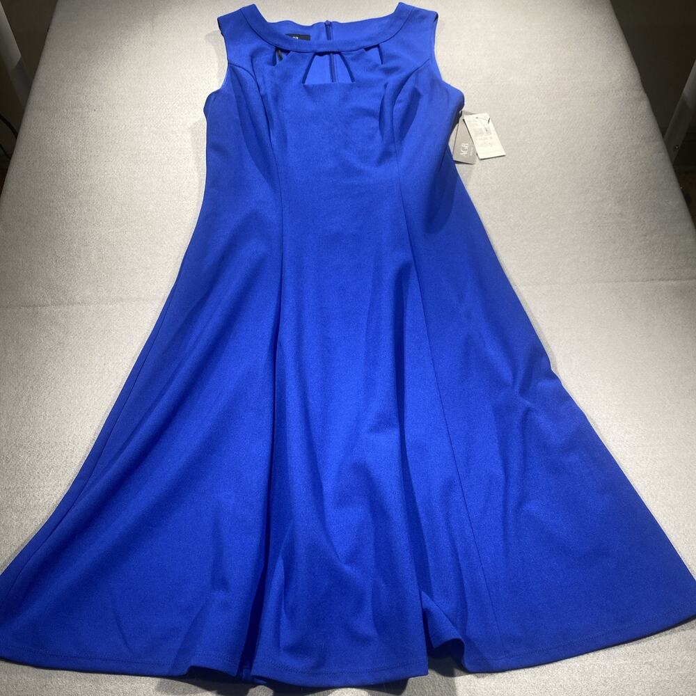 AGB Keyhole Cocktail Dress Size 8 NWT Cobalt Blue